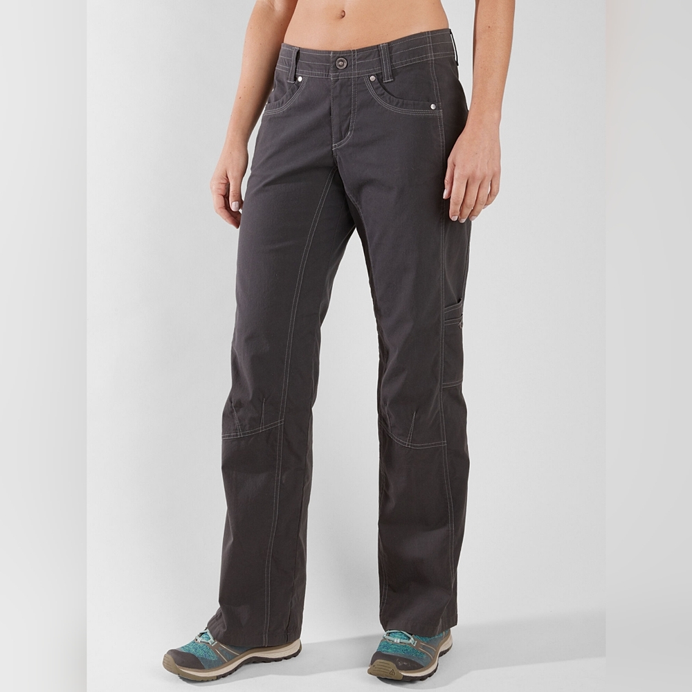 KÜHL Women's Charcoal Gray Cargo Outdoor Hiking Pants - Size 14 Regular - Picture 2 of 15